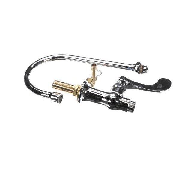 Single Pantry Faucet, Deck Mount, Swivel Gooseneck